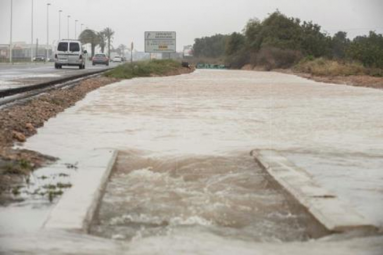 Imatge de les inundacions que ha patit Torrevieja