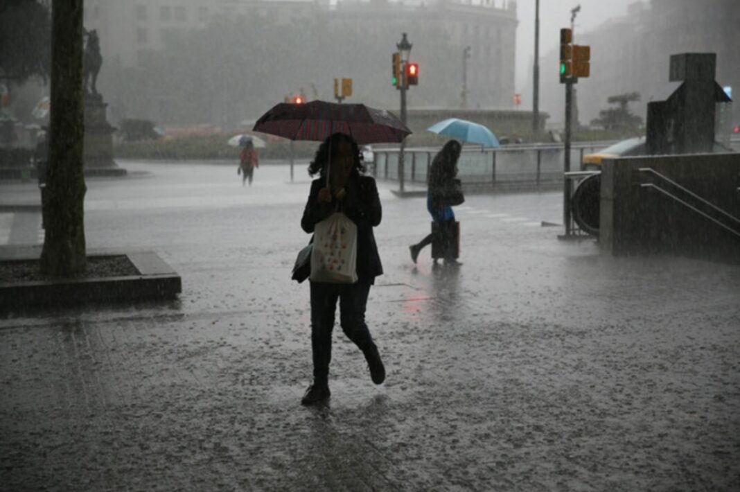 Les pluges seran especialment intenses a molts indrets de l'est de Catalunya entre divendres i dissabte