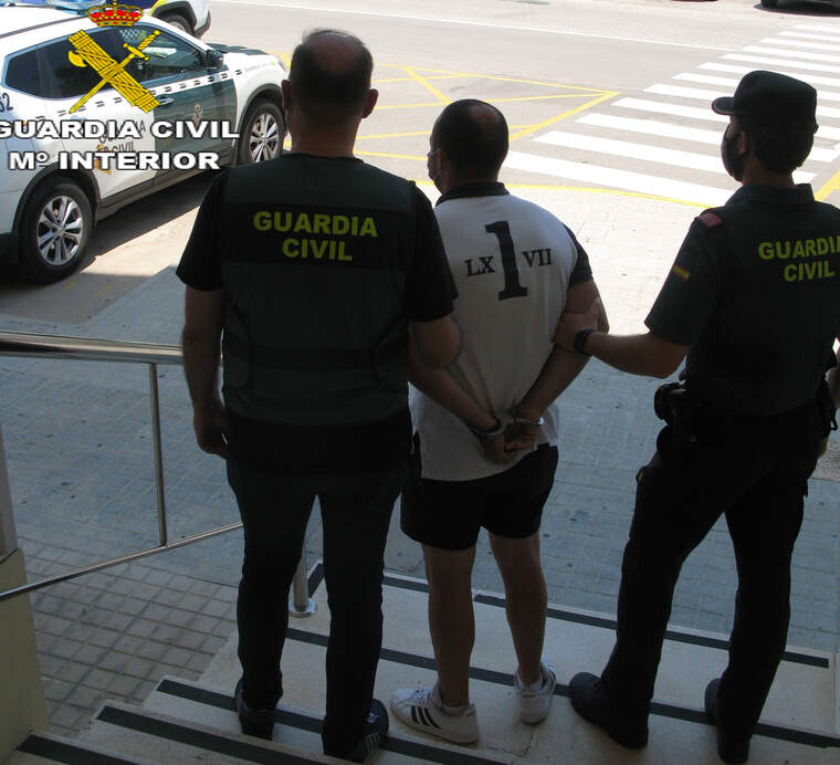 Detingut per la Guardia Civil