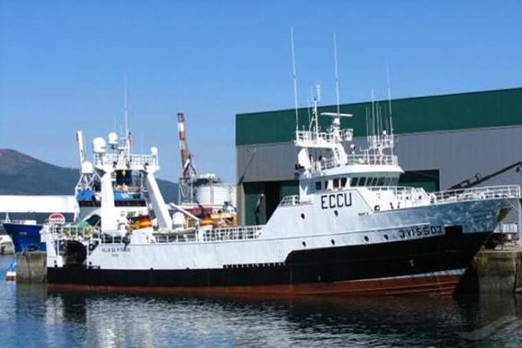 Imatge del vaixell afonat en Terranova