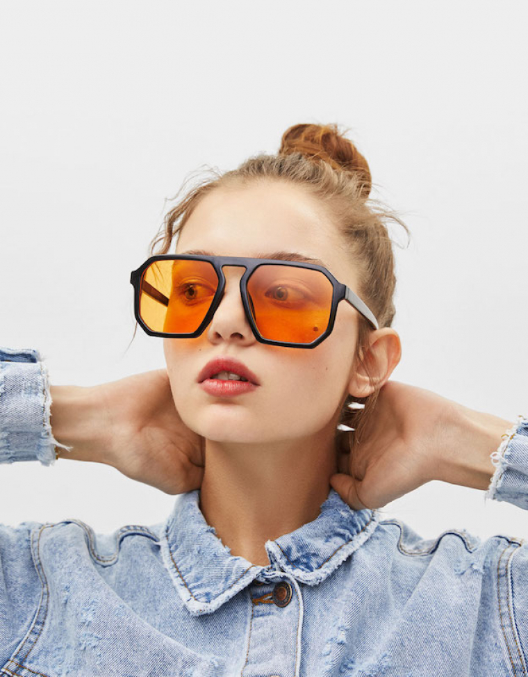 Les ulleres futuristes amb format maxi i disseny geomÃ¨tric