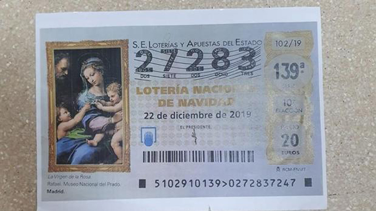 El número de la Lotería de Navidad robado en Huelva el 13 de diciembre de 2019