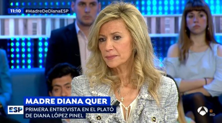 Diana López Pinel durante su entrevista en 'Espejo Público'