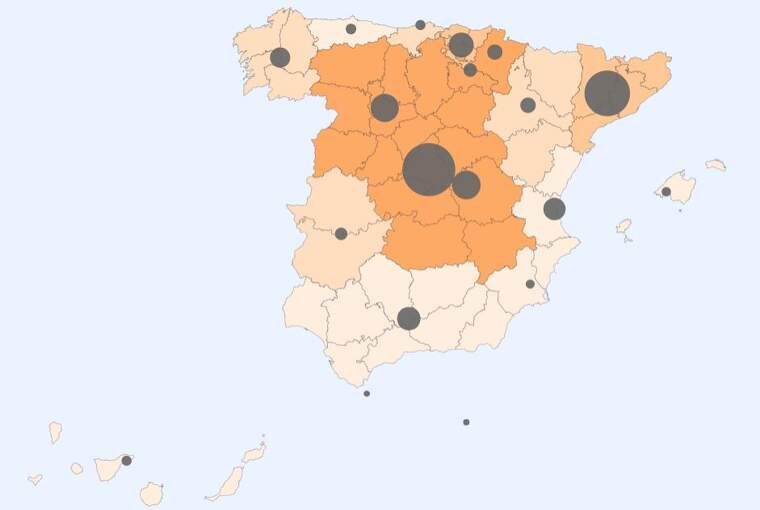 Casos de coronavirus en Espanya