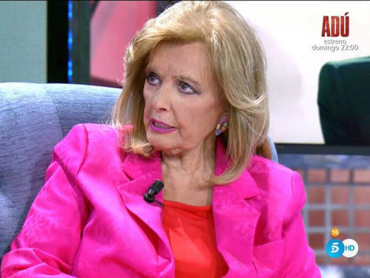 María Teresa Campos al plató de 