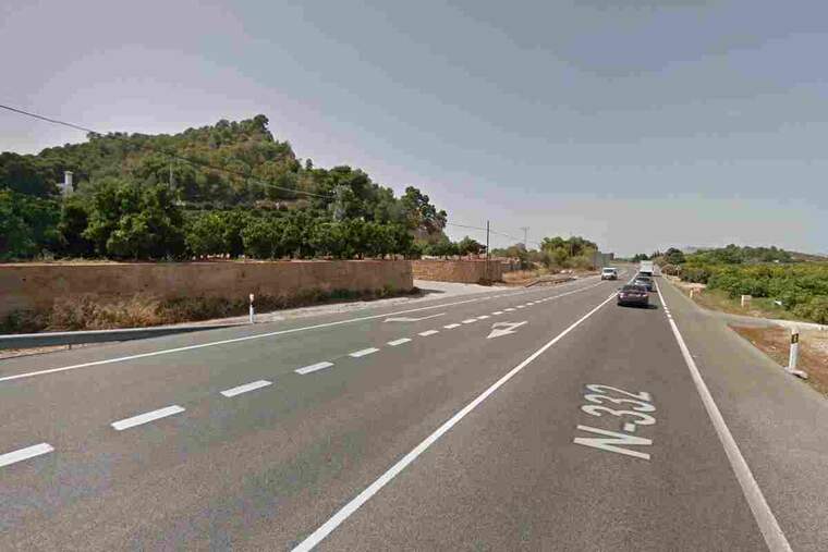 L'accident s'ha produït en el quilòmetre 242 de l'N-332