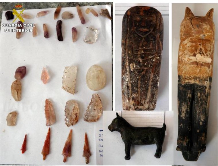 La Guàrdia Civil ha recuperat 315 peces arqueològiques de gran valor