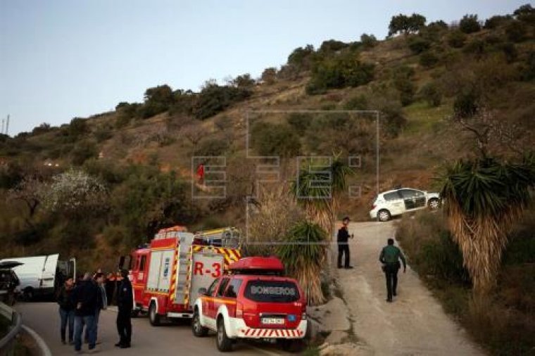 Imatge del dispositiu de rescat a Totalán (Màlaga)