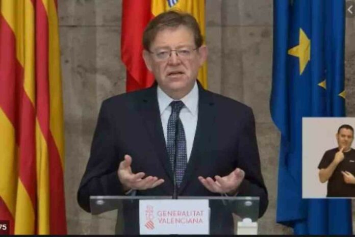 Ximo Puig en roda de premsa Ximo Puig en roda de premsa