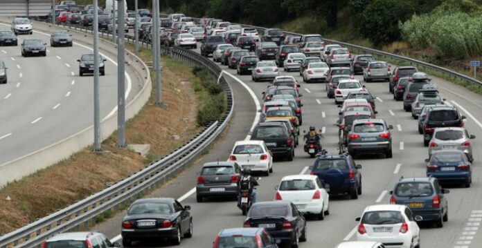 Imatge d'arxiu d'unes retencions a les carreteres catalanes