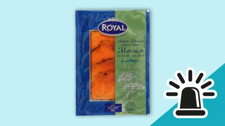Alerta: detectada listèria en el salmó fumat marinat amb anet de la marca Royal