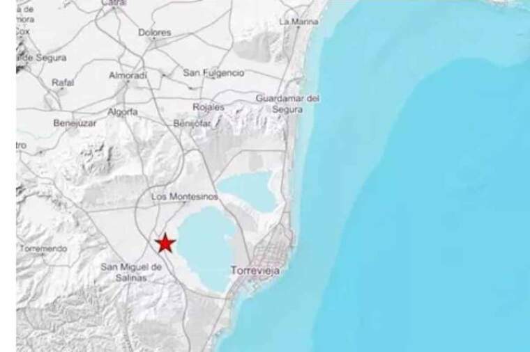 Esta matinada s'ha produït un terratrèmol en San Miguel de Salinas