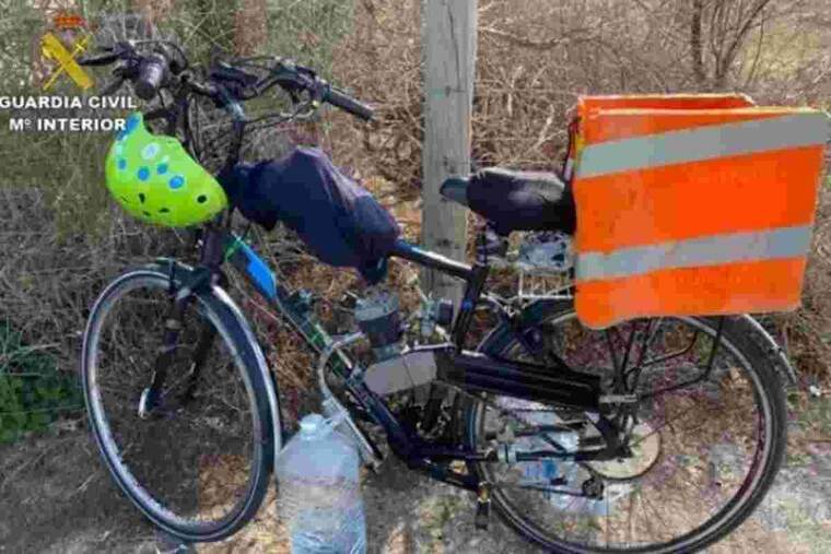 Bicicleta amb negligència en Torrevieja