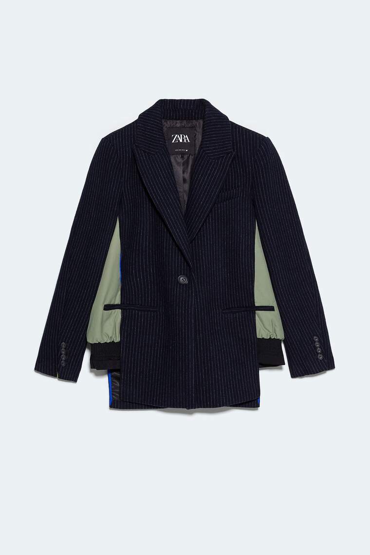Una jaqueta de Zara que barreja un 'blazer' amb un 'bomber' i es ven per 59,95â¬