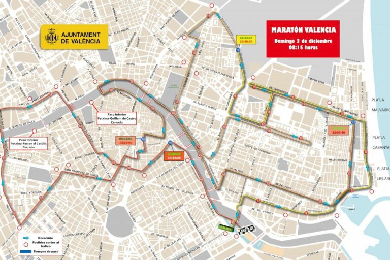 El dispositiu especial per a la Marató València posa als carrers més de 500 agents de Policia i 32 línies amb itineraris alternatius