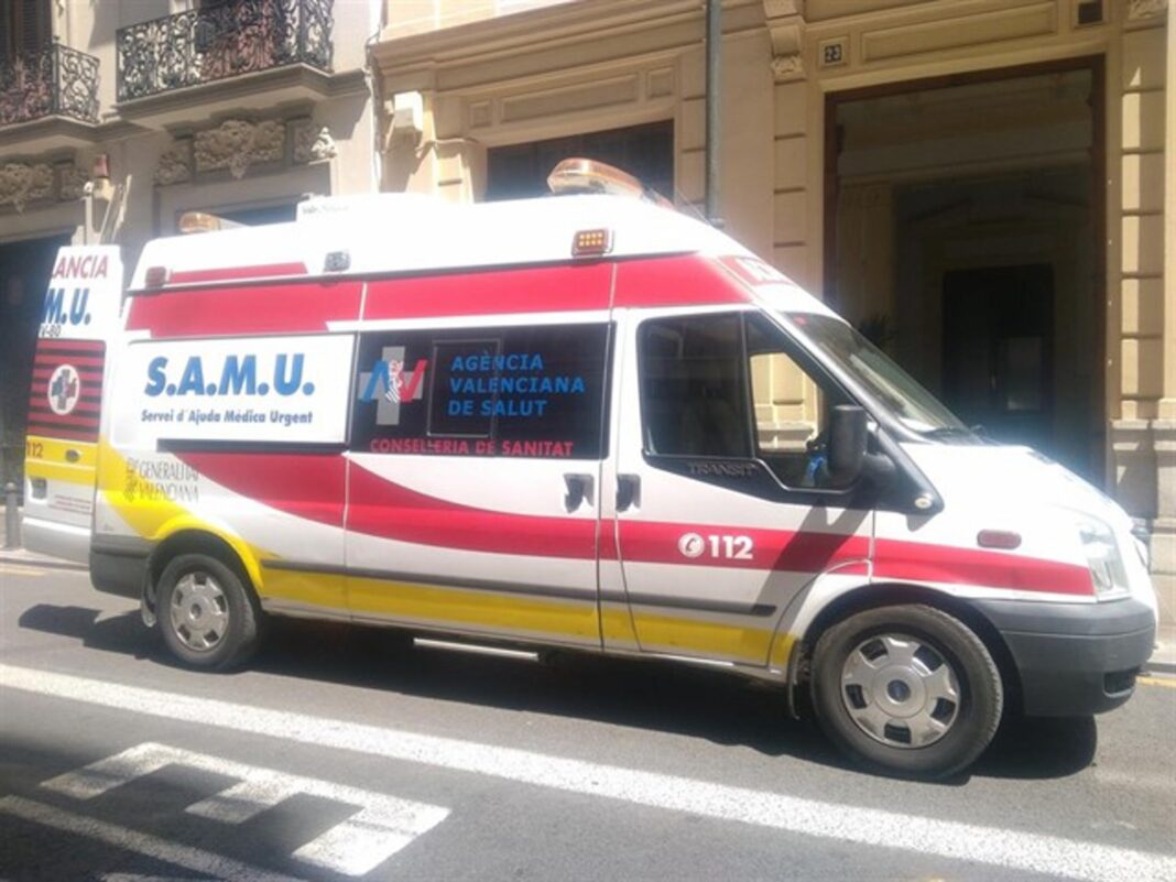 Ambulància del SAMU a València