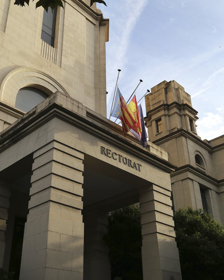 La Universitat de València declara luto oficial en recuerdo y homenaje a víctimas de dana