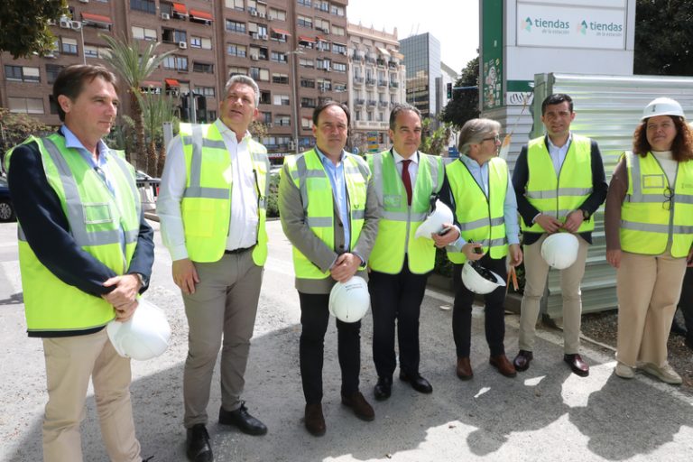 Pérez Llorca ressalta l’avanç de les obres de la futura Estació Central del TRAM d’Alacant