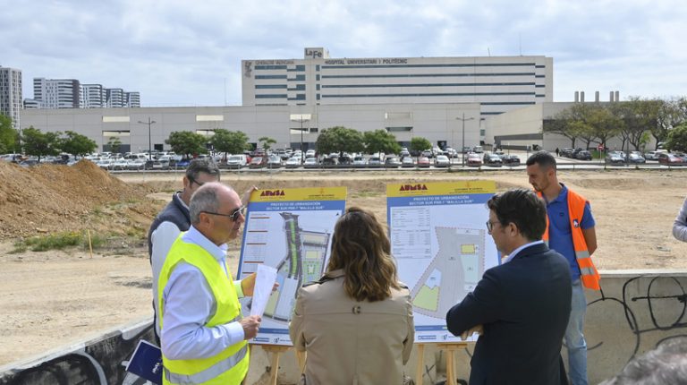La urbanització de l’entorn de La Fe a València estarà llesta per Nadal i sumarà 244 vivendes protegides