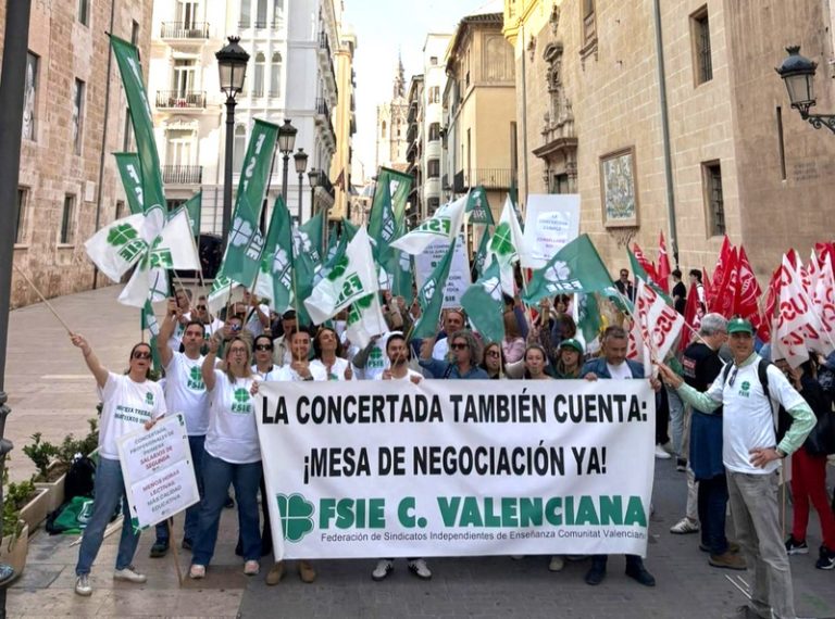 L’ensenyança concertada exigix a Educació desbloquejar una negociació que seguix paralitzada