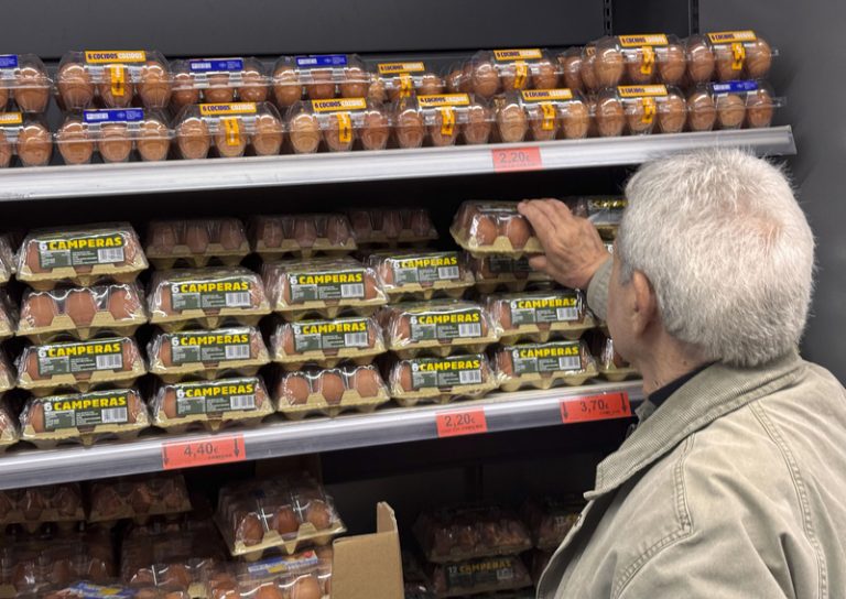 Ous i carn de vedella lideren les pujades de preus dels aliments al març