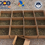 Intervención policial con cannabis incautado
