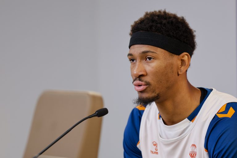 Kameron Taylor confia en el València Basket davant el talent del Panathinaikos