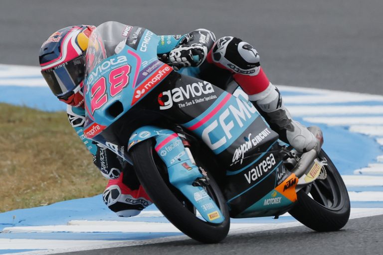 Màxim Quiles domina de nou a Jerez i passa a la Q2 amb el millor temps en Moto3
