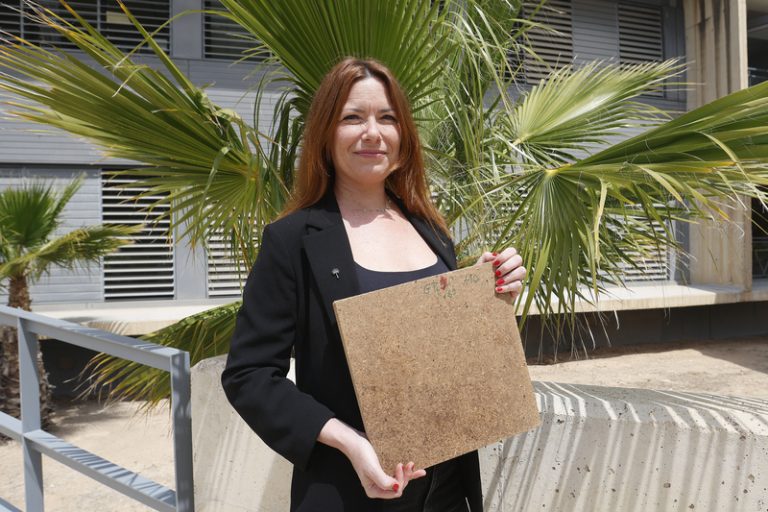 Residus de palmera per a fabricar taulers d’aglomerat sense cola
