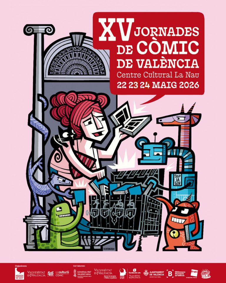 Les XV Jornades de Còmic de València tornen a la Nau amb firmes, tallers i més de 70 expositors