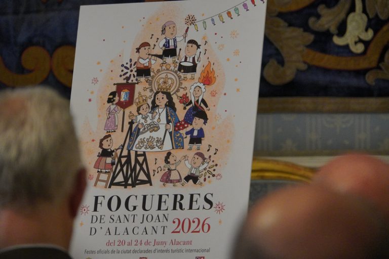 Alacant revela el cartell de les Fogueres 2026 amb el lema La festa que ens unix