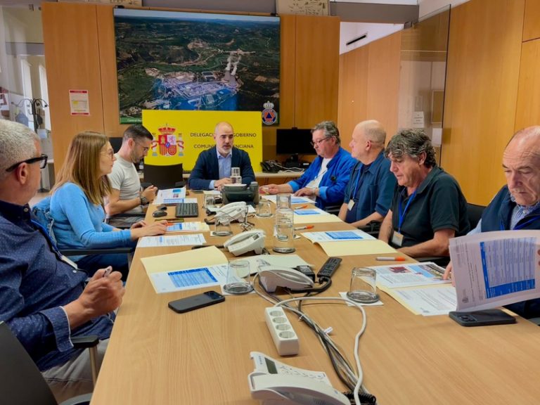 Simulacre per a comprovar el sistema ÉS-Alert a l’entorn de la central nuclear de Cofrentes