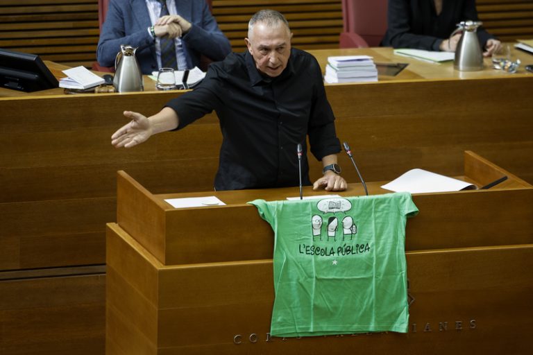 La vaga educativa irromp en Les Corts amb exigències de dimissió a la consellera Ortí