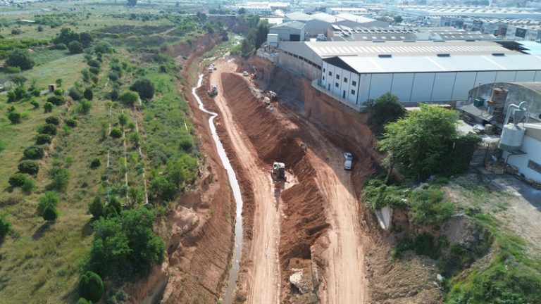 La CHJ reforça amb 3,8 milions el barranc de Poio a Torrent després dels danys de la DANA