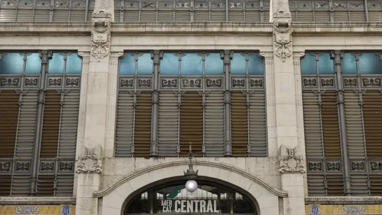 Detall del Mercat Central de València en una imatge recent.