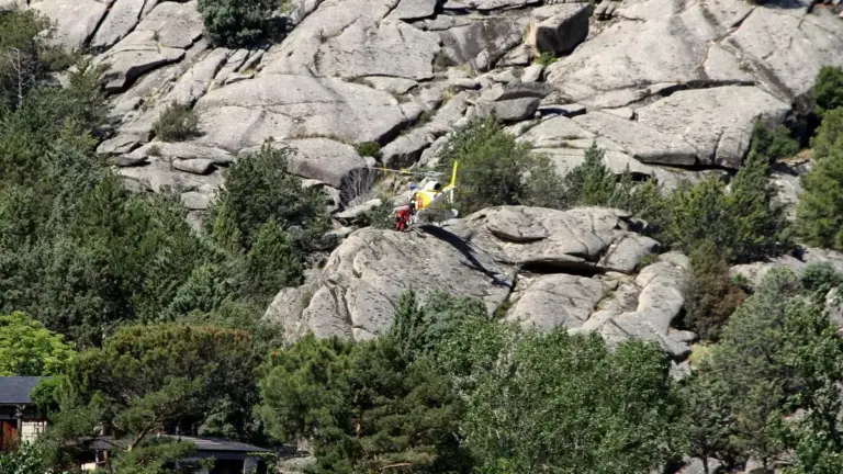 Helicòpter del Grup Especial de Rescat en Altura (GERA) dels bombers en una imatge d’arxiu